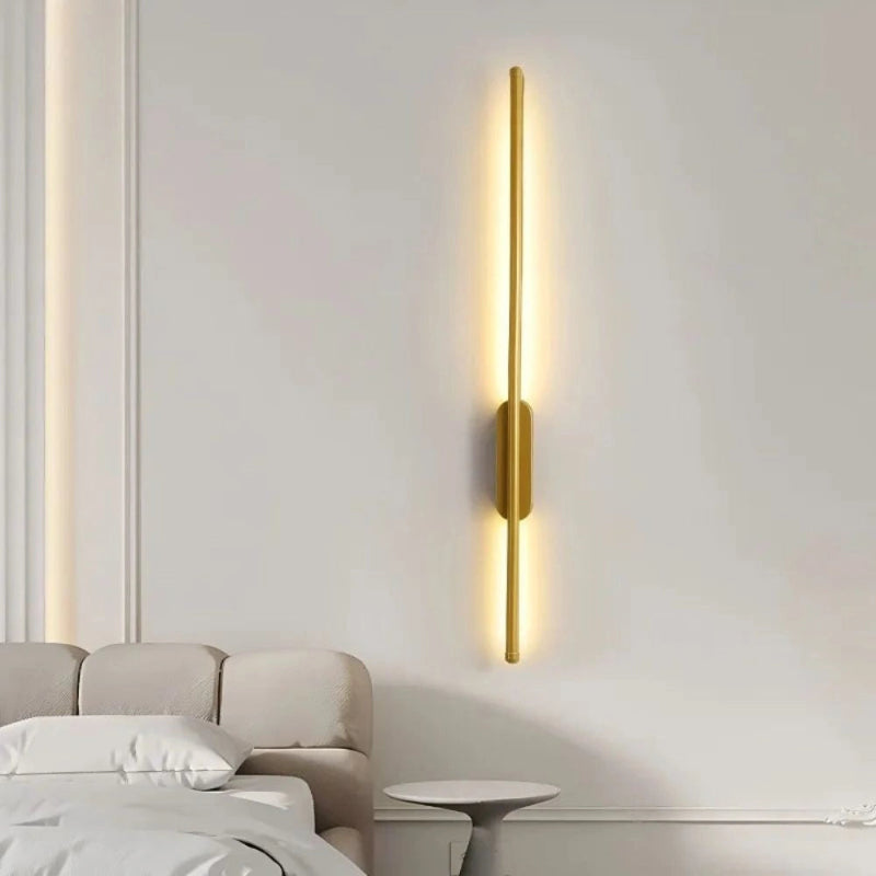 LED Linear Wall Light Sleek & Minimalist gold 1