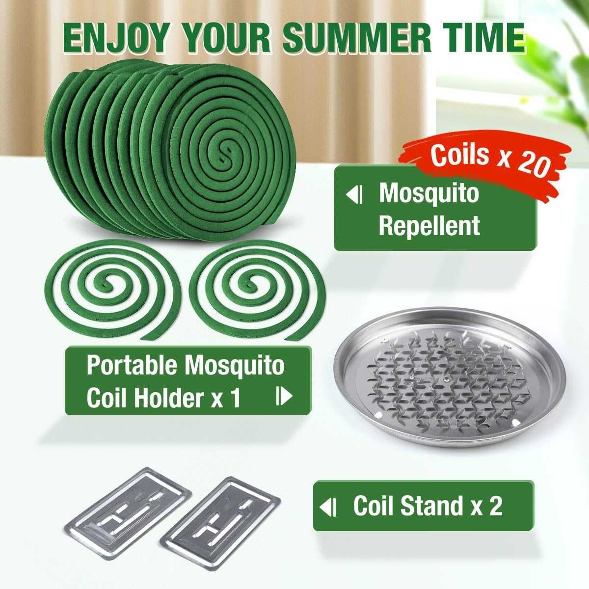 20 Pack Mosquito Repellent Coils