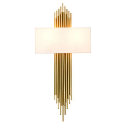 American Stainless Steel Light Luxury Living Room Wall Lamp