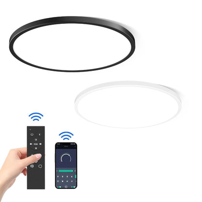 App-Controlled Modern Round Dimmable LED Ceiling Lamp