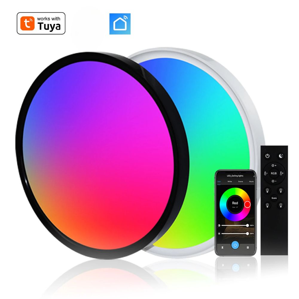 App-Controlled Smart RGB Bathroom Ceiling Lamp