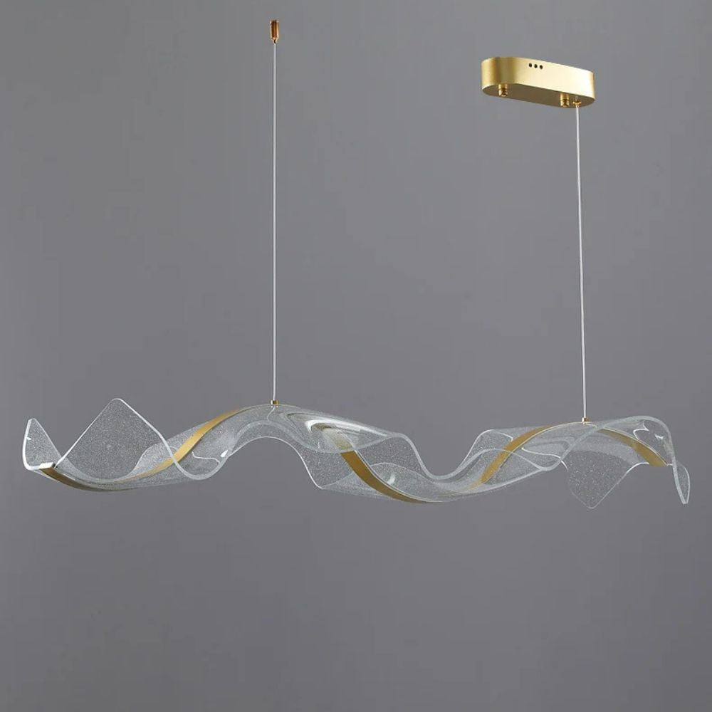 Elegant Wave-Shaped Glass
