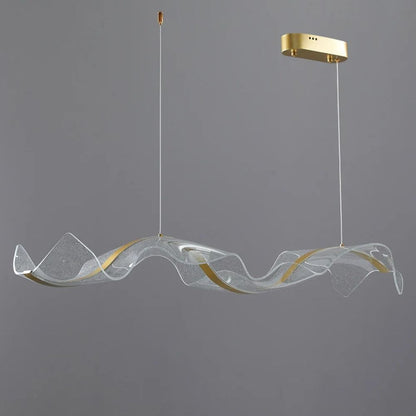 Elegant Wave-Shaped Glass