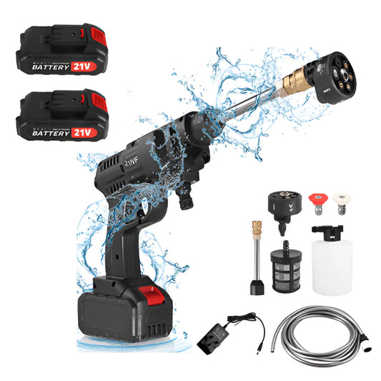 High-Pressure Washer - Rechargeable & Multi-Spray Modes