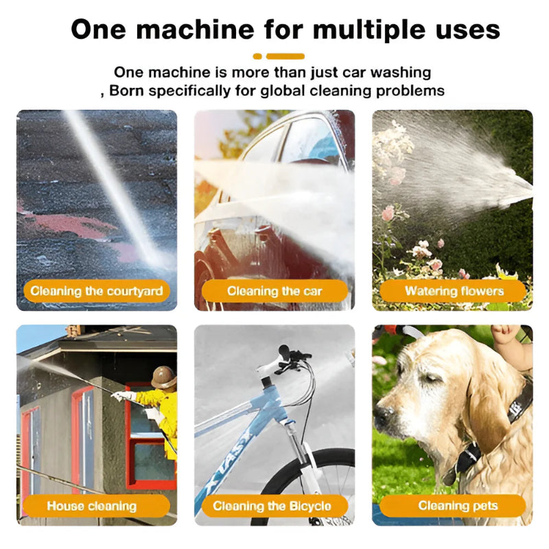 High-Pressure Washer - Rechargeable & Multi-Spray Modes7