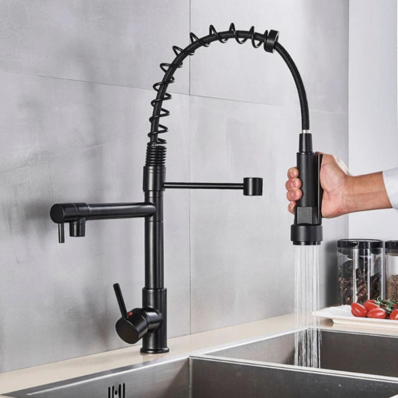  Kitchen Faucet Stainless Steel with Smart Sensor black