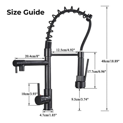  Kitchen Faucet Stainless Steel with Smart Sensor black 2