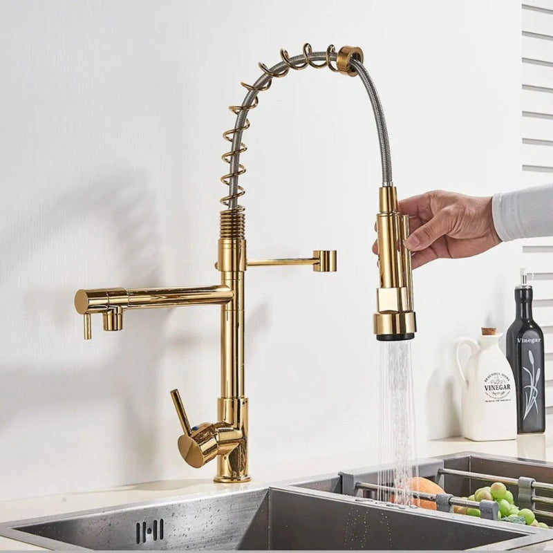  Kitchen Faucet Stainless Steel with Smart Sensor gold