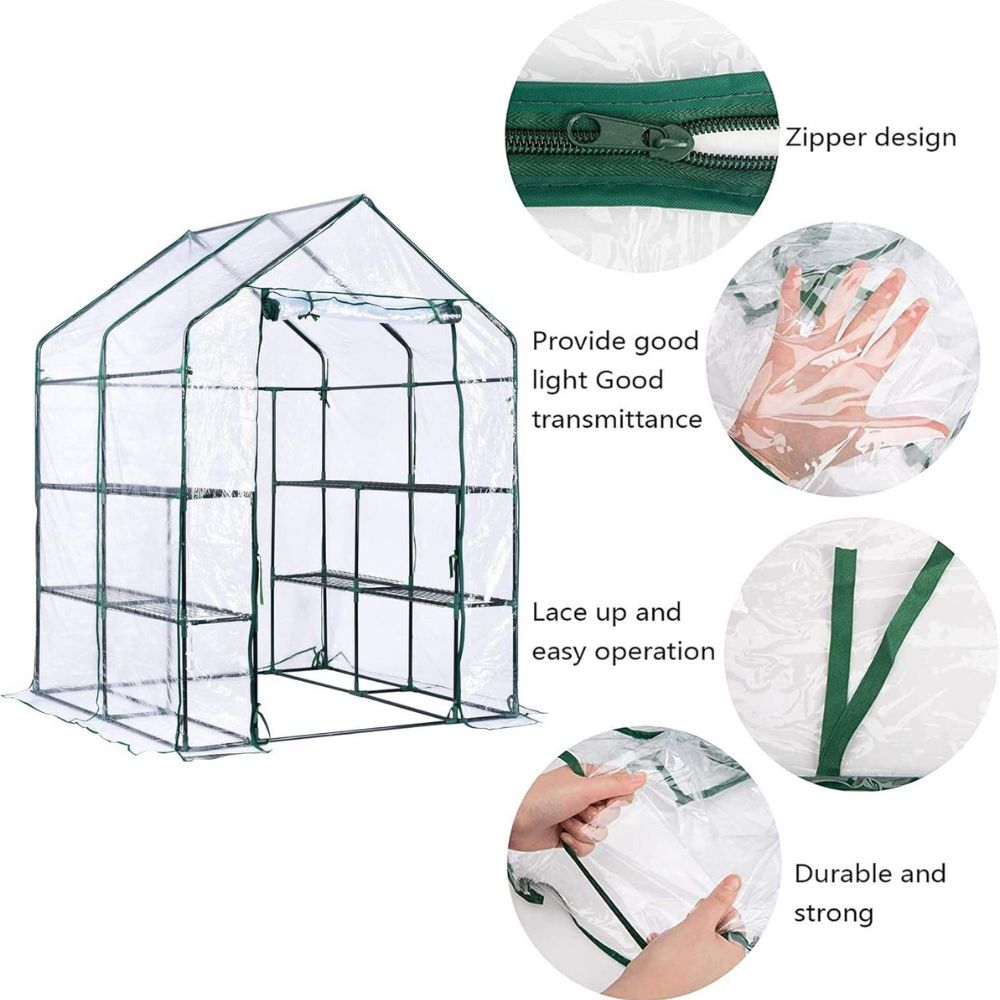 Clear Walk-In Greenhouse