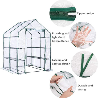 Clear Walk-In Greenhouse