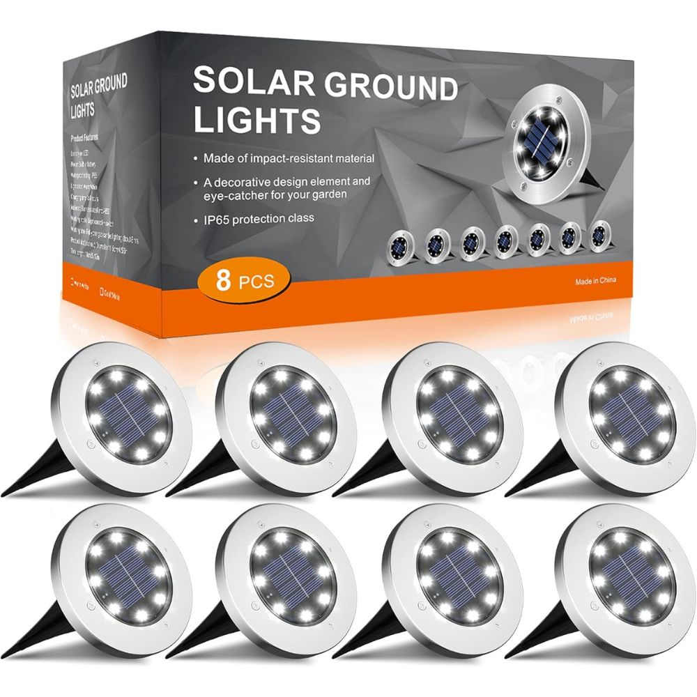 Solar Powered Garden Lights 8 LED