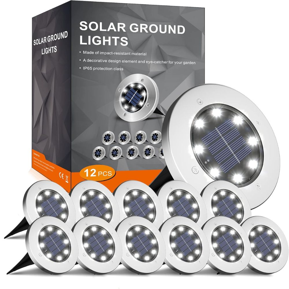 Solar Powered Garden Lights 8 LED