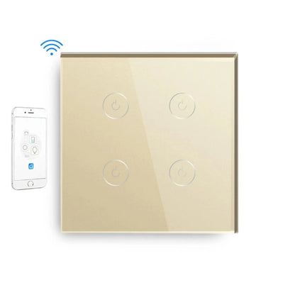 Smart Wi-Fi Touch Light Switch – Seamless Voice and App Control beige3