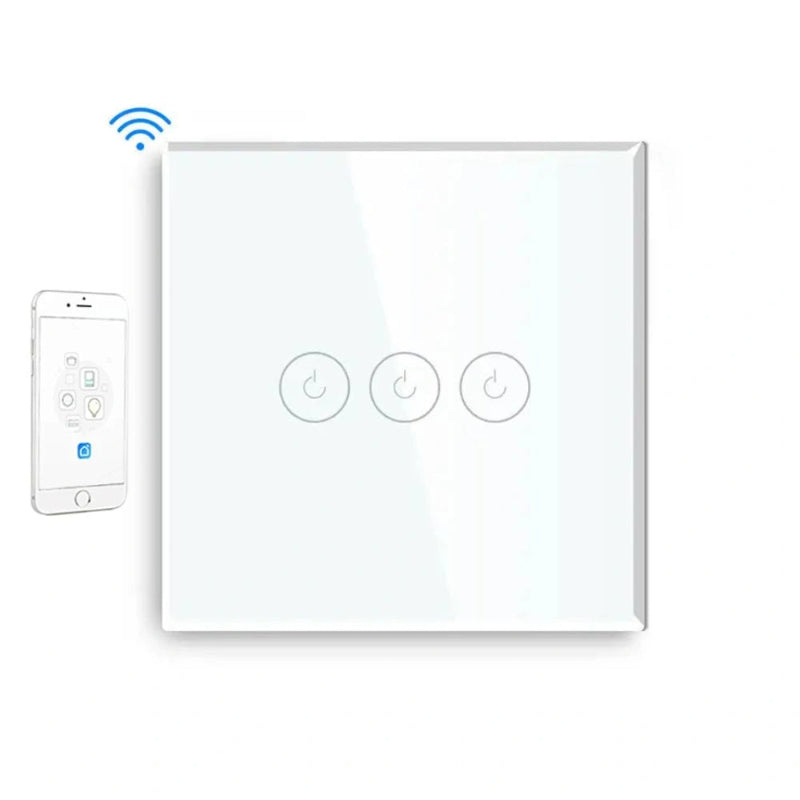 Smart Wi-Fi Touch Light Switch – Seamless Voice and App Control white2