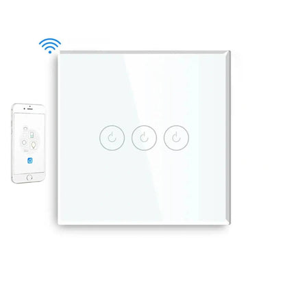 Smart Wi-Fi Touch Light Switch – Seamless Voice and App Control white2