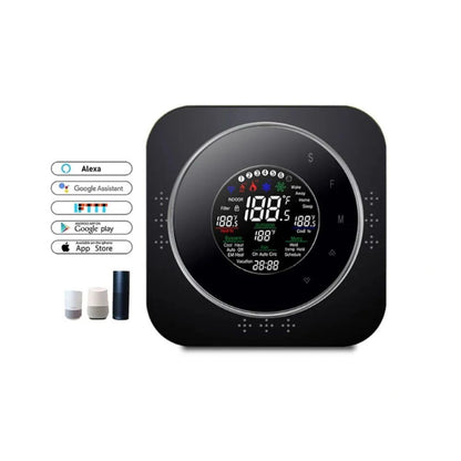 Smart WiFi Thermostat for Heating & Cooling black1
