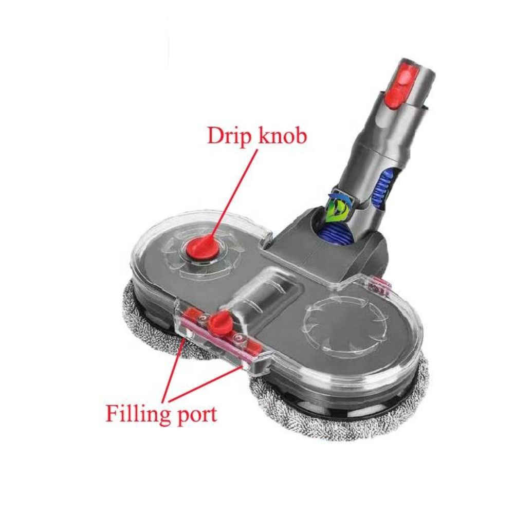 Electric Rotating Mop Head for Vacuum Cleaners