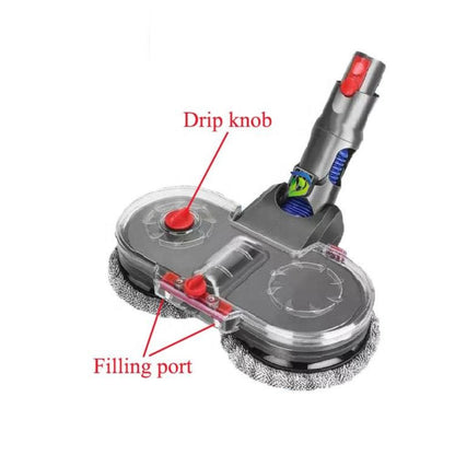 Electric Rotating Mop Head for Vacuum Cleaners